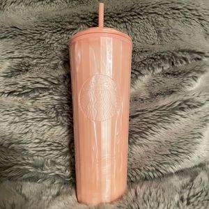NWT Starbucks Venti Pink Dome Cup Tumbler